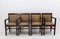 Art Deco Moroccan Armchairs in Carved Pine, 1930, Set of 4 1