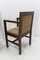 Art Deco Moroccan Armchairs in Carved Pine, 1930, Set of 4, Image 5