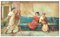 Angelo Granati, Pompeian Scene, Italy, Oil on Canvas, Framed, Image 2