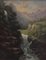 The Waterfall, Escuela de inglés, Italia, óleo sobre lienzo, enmarcado, Imagen 2