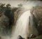 The Waterfall, French School, Italy, Oil on Canvas, Framed, Image 5