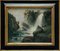 The Waterfall, Escuela de francés, Italia, óleo sobre lienzo, enmarcado, Imagen 1