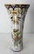 French Art Nouveau Vase with Vegetal Patterns from Rouen, 1900 1