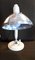 German Art Deco Adjustable Desk Lamp with Cream Bakelite Base, Nickel-Plated Mount & Aluminum Shade from Junolux, 1930s 3