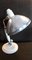 Deutsche Verstellbare Art Deco Schreibtischlampe mit cremefarbenem Bakelitfuß, vernickelter Halterung & Aluminiumschirm von Junolux, 1930er 2