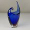 Vase in Blue Venecian Sommerso Glass by Flavio Poli, 1960s 4