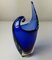 Vase in Blue Venecian Sommerso Glass by Flavio Poli, 1960s 6