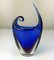 Vase in Blue Venecian Sommerso Glass by Flavio Poli, 1960s, Image 2