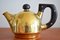Brass Teapot with Stövchen, 1905, Set of 3 8