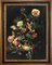 Roberto Suraci, Still Life Painting of Flowers, Oil on Canvas, Framed 1