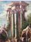 Paisaje Capricci, escuela romana, Italia, óleo sobre lienzo, enmarcado, Imagen 4