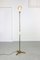 Mid-Century Floor Lamp in Brass and Marble 1