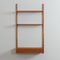Mid-Century Danish Teak Wall Unit with a Console and Two Shelves, 1960s 6