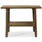 Antique Elm Console Table with Shelf 2