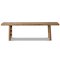 Antique Chinese Natural Rustic Elm Bench, Image 2