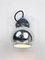 Lámpara de pared Eyeball italiana vintage de cromo de Guzzini, Imagen 6