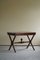 Vintage French Baroque Style Desk in Stained Pine 1