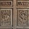 Antique Carved Four Panel Screen, Set of 4 4