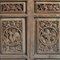 Antique Carved Four Panel Screen, Set of 4, Image 4