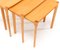 Tables Gigognes Mid-Century en Merisier par Rex Raab pour Wilhelm Renz, 1960s, Set de 3 10