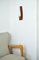 Scandinavian Modern Wall Light in Teak Brass and Opaline Glass, 1960s 10