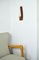 Scandinavian Modern Wall Light in Teak Brass and Opaline Glass, 1960s, Image 10