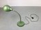 Lámpara de mesa cuello de ganso vintage en verde, Imagen 7