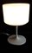 Floor Lamp with a White Lacquered Aluminum Trumpet Base & Screw-on White Cylindrical Plastic Shade, 1970s, Image 6