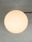 Lámpara de mesa vintage de cromo y opalina, Imagen 5