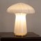 Mushroom Table Lamp in Murano Glass with Crystal Stripes and Gold Base from Mazzega, 1970s, Image 4