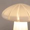 Mushroom Table Lamp in Murano Glass with Crystal Stripes and Gold Base from Mazzega, 1970s, Image 6