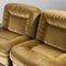 5-Seater Modular Sofa in Fabric with Coffee Table Element, 1970s, Set of 6 3
