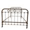 Bed Frame in Wrought Iron and Brass, 1900 2