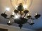 Vintage Bronze Chandelier, 1950s 10