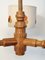 Mid-Century Scandinavian Style Chandelier in Pine Wood from Temde 6