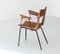 Desk Chair in Suede Leather by Carlo Ratti 2