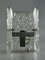 Mid-Century Space Age Wall Sconce in Ice Glass 7