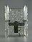 Mid-Century Space Age Wall Sconce in Ice Glass, Image 7