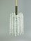 Mid-Century Space Age Glass Ceiling Lamp from Doria Leuchten 1
