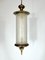 Lámpara colgante Mid-Century de latón de Lumi Milano, años 50, Imagen 4