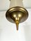 Lámpara colgante Mid-Century de latón de Lumi Milano, años 50, Imagen 2