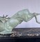 Großer Art Deco Hirsch aus Bronze von Hugonnet 19