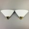 German Opal Glass Wall Lamps or Sconces from Limburg, 1970s, Set of 2, Image 4