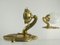 Viennese Brass Wall Lamps, Set of 2 6