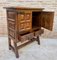 Spanish Baroque Chest of Drawers in Carved Walnut, 1940s, Image 10