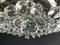 French Lead Crystal Ceiling Lamp, 1920s 3
