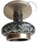 Silver Lamp in Murano Glass from Mazzega, Image 4