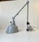 Articulated Grey Industrial Wall Sconce by Curt Fischer for Midgard, 1930s 12
