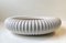 Fluted Art Deco White Ceramic Fruit Bowl by Michael Andersen, 1940s, Image 3