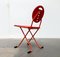 Vintage Italian Postmodern Charlie Folding Chair by Carlo Bimbi & Nilo Gioacchini for Segis, 1980s, Set of 3 47
